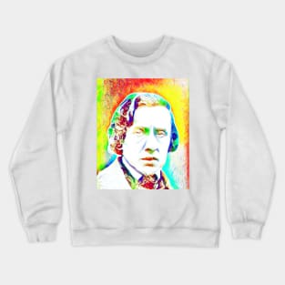 Frédéric Chopin Colourful Portrait | Frédéric Chopin Artwork 11 Crewneck Sweatshirt